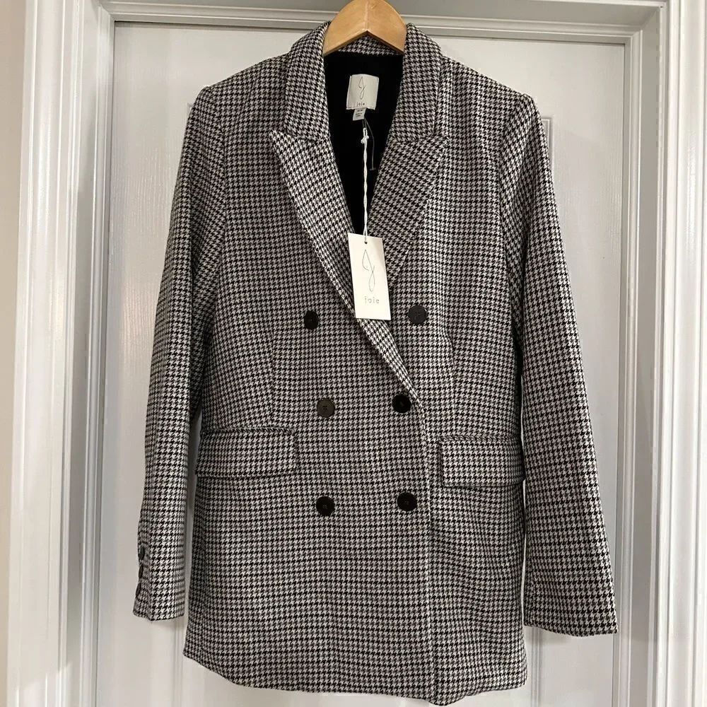 Joie Houndstooth Blazer size medium NWT